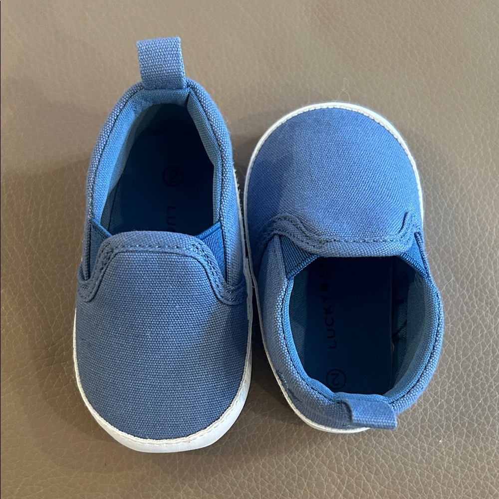 Lucky Brand Kids Blue Canvas Sneakers
